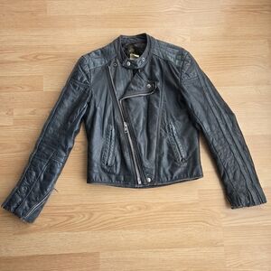 BRISTOL Genuine Blue Leather Jacket